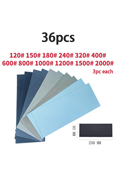 Choice8 مجموعة ورق صنفرة ستايل 8، ورق صنفرة رطب/جاف للتلميع، حبيبات من 60 إلى...