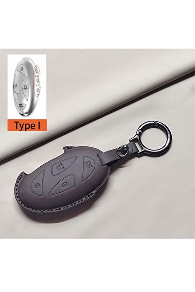 choice2 I BROWN Car Remote Key Case Cover for Hyundai Grandeur GN7 Kona Ev 20...