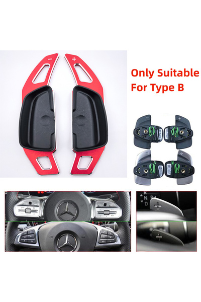 Choice1 لعجلة قيادة السيارة الحمراء من النوع B، مجداف ناقل الحركة، امتداد ناق...