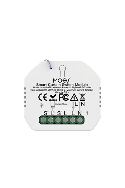 Choice MOES ZRM-108-MS Moes ZigBee Smart RF433 Curtain Switch Module for Moto...
