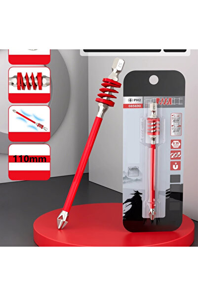 Choice1 110mm 1pcs Anti-Slip Magnetic Phillips Bit with Spring 65/90/110mm Ma...