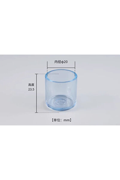 Choice 4 قطع 20 مم 16/8/4 قطع وسادة أرجل كرسي سيليكون دائرية مربعة سدادة طرفي...