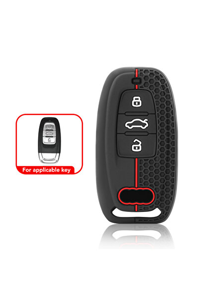 Choice1 D Style Car Key Case Cover For Audi A1 A2 A3 A4 A5 A6 A7 A8 Q1 Q2 Q3 ...