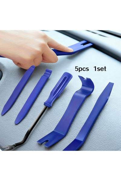 Choice 5Pcs 5Pcs (1 Set) Blue Professional Car Interior Disassembly Tool Set,...