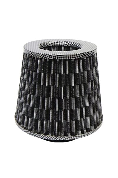 Choice فلتر هواء عالمي برأس فطرية مقاس 76 مم بنمط ألياف الكربون - بديل عالي ا...