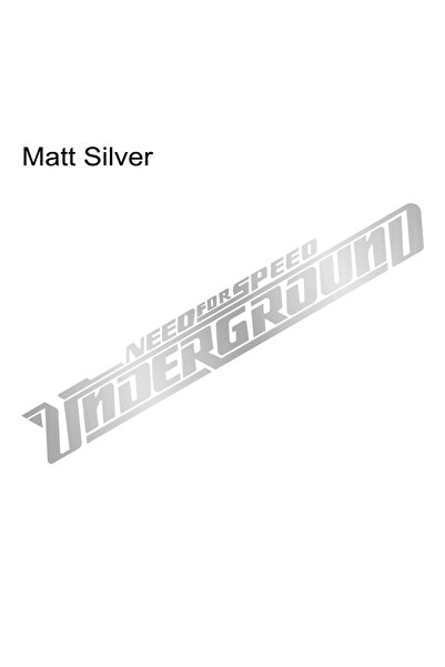 Choice ملصقات سيارات فضية غير لامعة مقاس 90×12 سم، من لعبة Need for Speed ​​M...