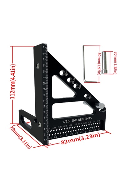 Choice قطعة واحدة منقلة مربعة ثلاثية الأبعاد متعددة الزوايا مصنوعة من سبائك ا...