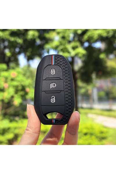 Choice غطاء مفتاح سيليكون من النوع 1 لسيارات بيجو 208، DS3، 308، 5008، DS5، D...