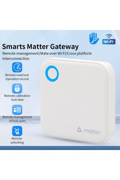 Choice TTLOCK Matter Gateway G6 Bluetooth to Wifi Smart Home Hub 2.4G WiFi Co...