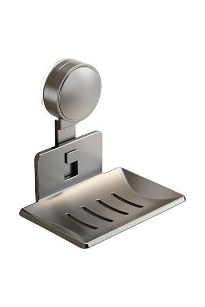 Choice Gray Suction Cup Soap Holder Wall No Need To Drill Suction Bathroom So...