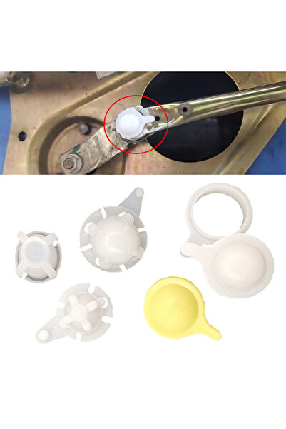 Choice طقم واحد من جلبات وصلات مساحات الزجاج الأمامي للسيارة مصنوع من البلاست...