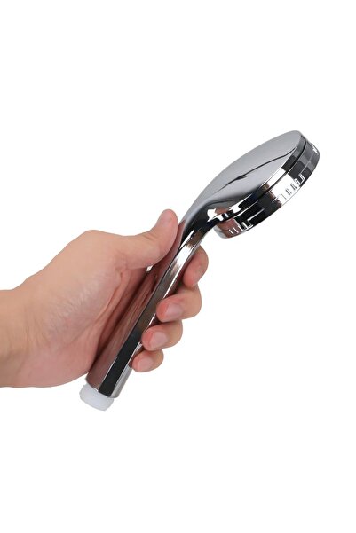 Choice رأس دش كروم مطري، قطعة واحدة، فوهة رش موفرة للمياه، فوهة ضغط عالية الج...