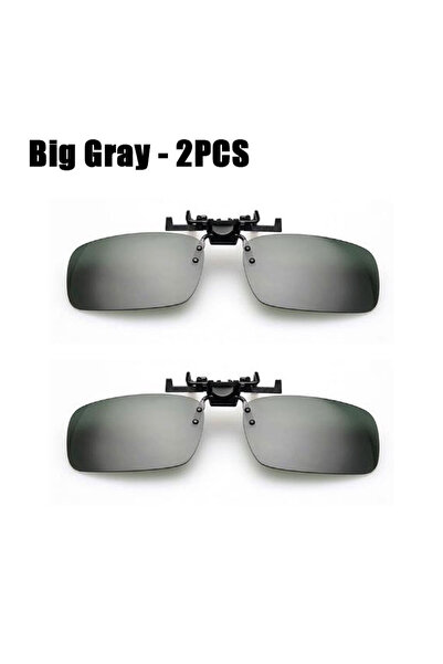 Choice6 A Car Night Safety Driving Glasses Clip On Sunglasses For Men Women N...