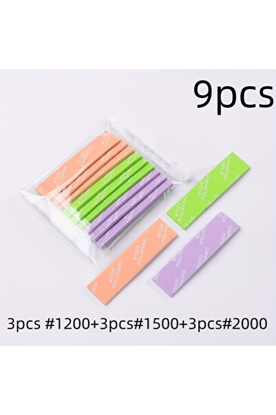 choice2 مجموعة من 9 قطع من ورق الصنفرة والإسفنج المصنوع من كربيد السيليكون لل...