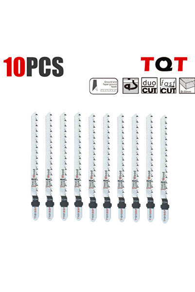 choice2 10Pcs 5-20Pcs Hcs Jigsaw Blades T144D-T244D T-Shank Assorted Saw Blad...