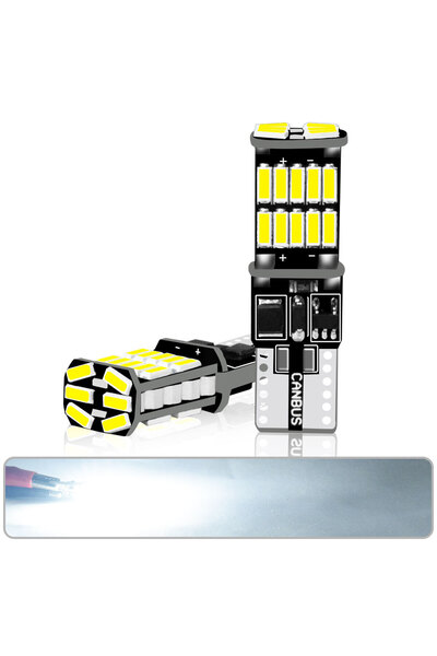 Choice5 مصباح إشارة T10 عدد 2 أو 10 قطع، مزود بـ 26 مصباح LED فائق السطوع 12 ...