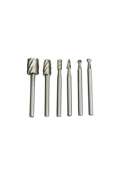 Choice1 6 Pcs Silver Shank Tungsten Carbide Burs Drill Bits for Metal Milling...