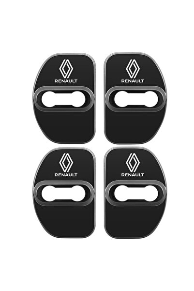 Renault for new Style 2 black Car Styling Door Lock Cover Emblems Case For ko...