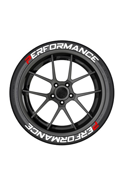 Choice قطعتان لكل إطار، ملصقات حروف إطارات السيارات عالية الأداء، مصنوعة من م...