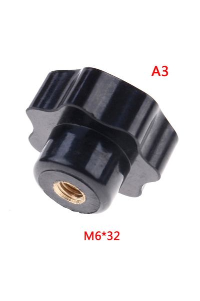 Choice1 A3 Hot Plastic Carbon Steel Galvanization Male Thread Star Shaped Hea...