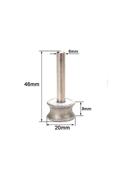 Choice قرص تجليخ ماسي مقعر من سي فانغ، مقاس 8 مم، 150 مم، 2-12 مم، لشحذ الزجا...
