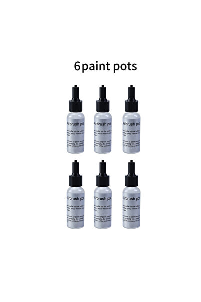 Choice 6 paint bottles YD-MX116A No-Clean Airbrush Kit for Model Painting Fur...