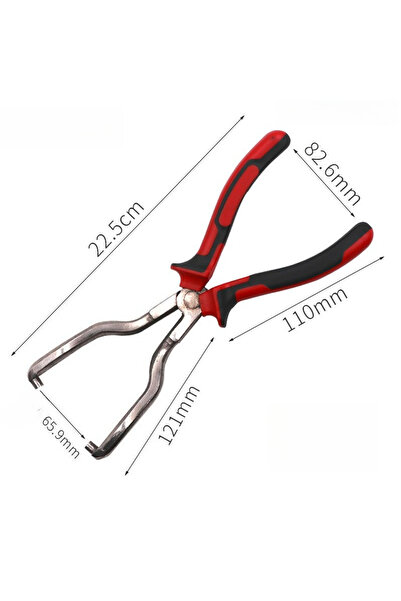 Choice1 أداة إصلاح سيارات حمراء، كماشة خط الوقود، مشبك بنزين خاص، وصلات أنابي...