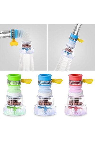 Choice 3pcs 360 Degree Adjustable Kitchen Sink Faucet Extender Multi Color Ta...