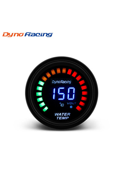 Choice3 مقياس حرارة الماء من دينو ريسينغ، مقاس 2 بوصة (52 مم)، رقمي، 20 مصباح...