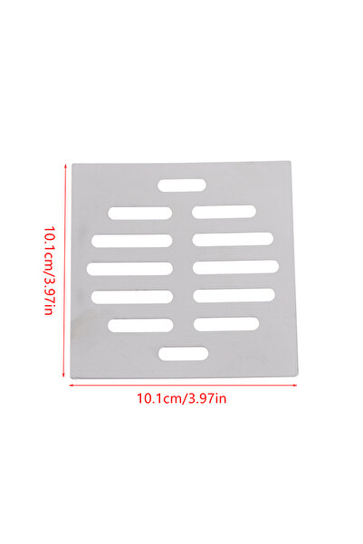 Choice4 A5 1Pc Square Floor Drain Cover Drain Hole Floor Drains Net Cover Sta...