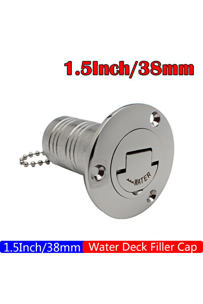 Choice غطاء تعبئة سطح السفينة 1.5 بوصة ماء 38 مم 50 مم، مصنوع من الفولاذ المق...