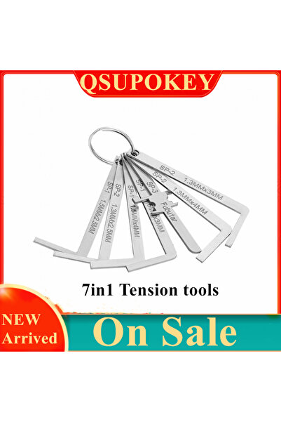 Choice 7IN1PCS Tension Tool Full Set For Bigginner Locksmither kit