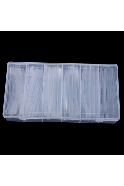 Choice أنبوب انكماش حراري شفاف من البولي أوليفين، مقاس واحد، 150 قطعة، 100 مم...