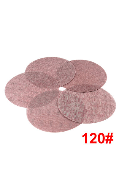 Choice 5 قطع من أقراص الصنفرة مقاس 9 بوصات (225 مم) بحبيبات 120، ورق صنفرة شب...