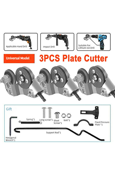 Choice Enhanced Universalx3 Titanium Steel Electric Drill Plate Cutter Metal ...