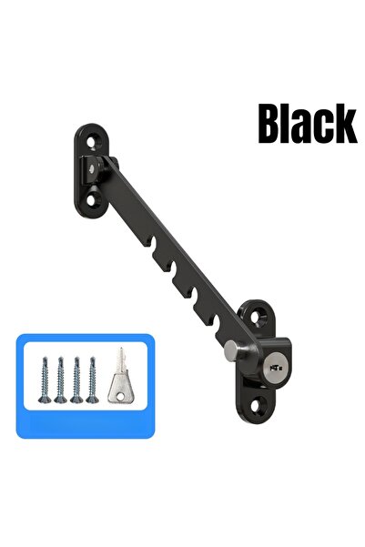 Choice1 محدد نافذة داخلي قابل للتعديل بخمسة مستويات، أسود اللون، مع مفتاح، مز...