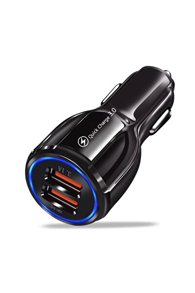 Choice شاحن سيارة أبيض 12-24 فولت، منفذ USB لشحن الهاتف، شحن سريع، شحن سريع م...