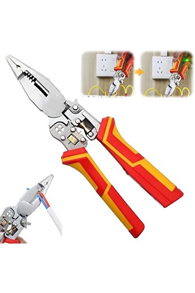 Choice أداة جديدة متعددة الوظائف 8 في 1 لتقشير الأسلاك، واختبار الجهد الكهربا...