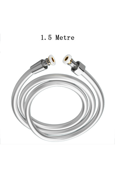 Choice رأس دش يدوي مرن من مادة PVC بطول 1.5 متر، مقاوم للالتفاف، بمقاسات 1.2/...