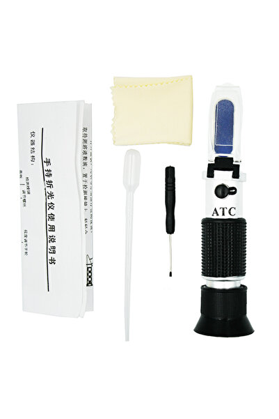 Choice مقياس انكسار نقيع الشعير (بدون علبة) 0-32% بريكس، مقياس انكسار تركيز س...