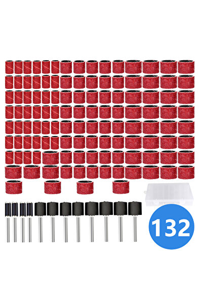 Choice علبة XCAN تحتوي على 132 قطعة من أسطوانات الصنفرة لأداة دريميل الدوارة،...
