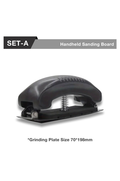 Choice مجموعة أدوات تجليخ جافة منحنية قابلة للتعديل، لوحة تجليخ منحنية يدوية،...