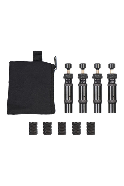 Choice طقم صمام تفريغ هواء الإطارات قابل للتعديل مع خاصية الإيقاف التلقائي، أ...