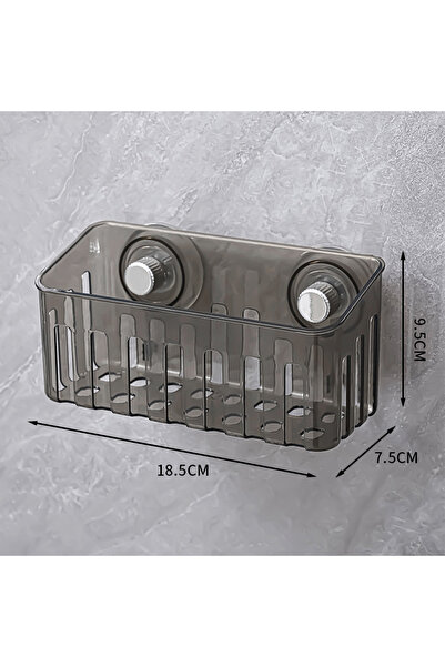 Choice Grey-1pcs Suction Cup Sink Rack Faucet Drain Rack Multifunctional Bask...