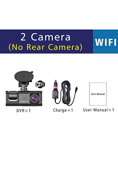 choice2 كاميرا واي فاي ثنائية وثلاثية، كاميرا أمامية للسيارة، كاميرا داخلية ل...