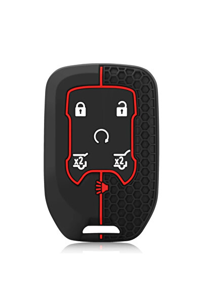 Choice1 5 Buttons Silicone Car Key Cover Case Shell Keychain Accessories for ...