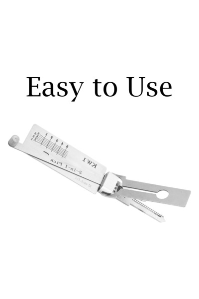 Choice مجموعة أدوات صيانة وإصلاح الأقفال الفضية، قطعة واحدة، 2 في 1، KW1، خطا...