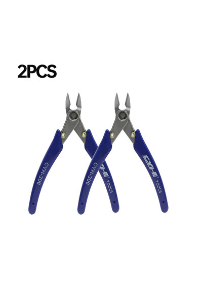 Choice كماشة قطع قطرية دقيقة مقاس 5 بوصات (قطعتان) لقطع الأسلاك والكابلات، عا...