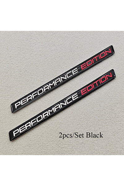 Choice قطعتان من شعار الألومنيوم ثلاثي الأبعاد الأسود، إصدار الأداء، شارة درا...