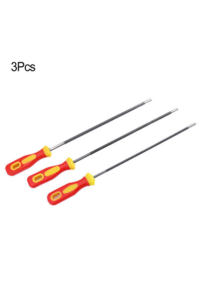 Choice 3pcs Round High Carbon Steel Sharpening Chainsaw Saw Chain Files Sharp...